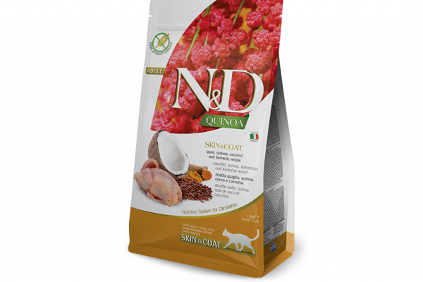 N&D QUINOA SKIN & COAT BILDIRCINLI KEDİ MAMASI